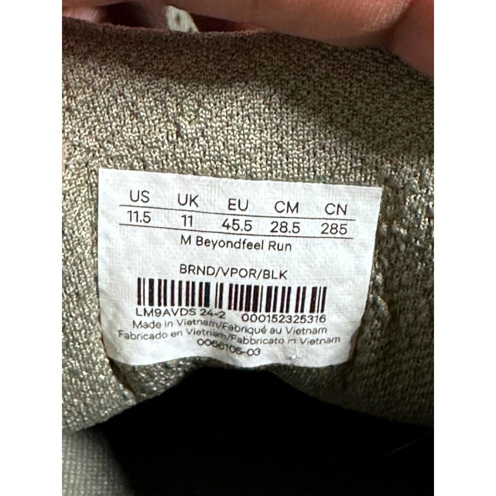Lululemon Mens Beyondfeel Trail Green Vapor Blk Running Shoes Sneakers Size 11.5 - Picture 10 of 10